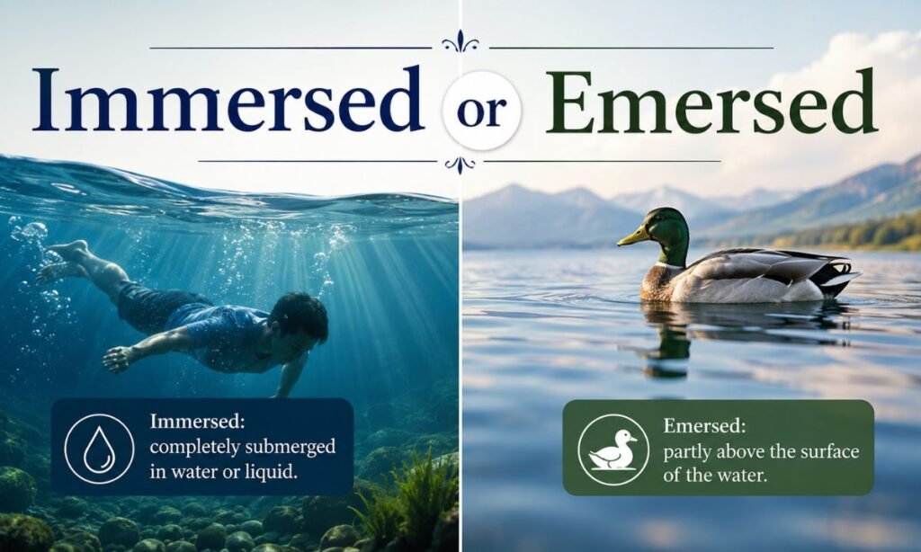 Immersed or Emersed